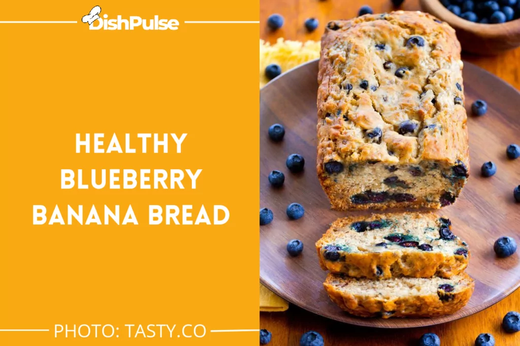 Healthy Blueberry Banana Bread