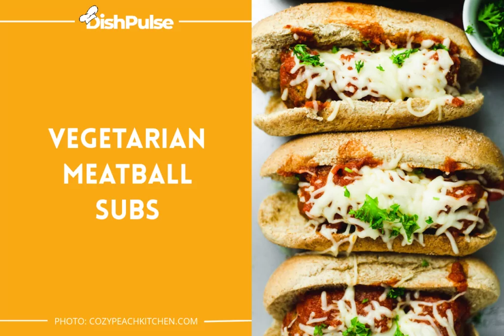 Vegetarian Meatball Subs