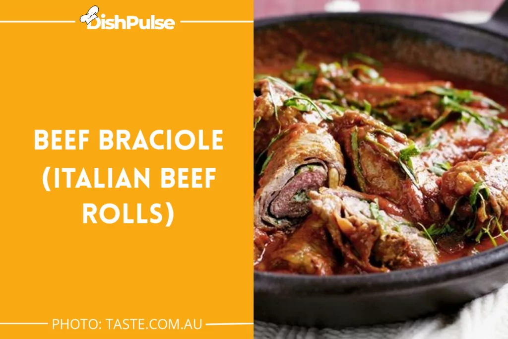 Beef Braciole (Italian Beef Rolls)