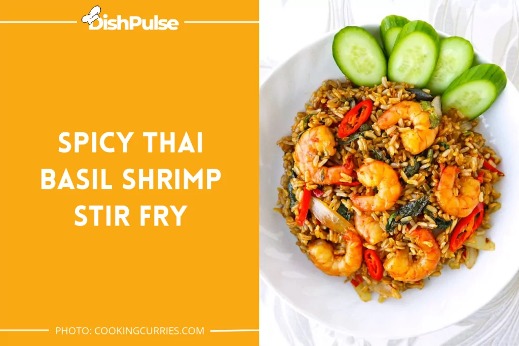 Spicy Thai Basil Shrimp Stir Fry