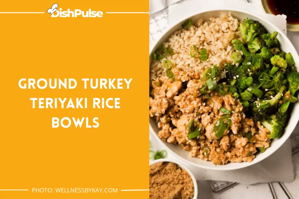 Ground Turkey Teriyaki Rice Bowls