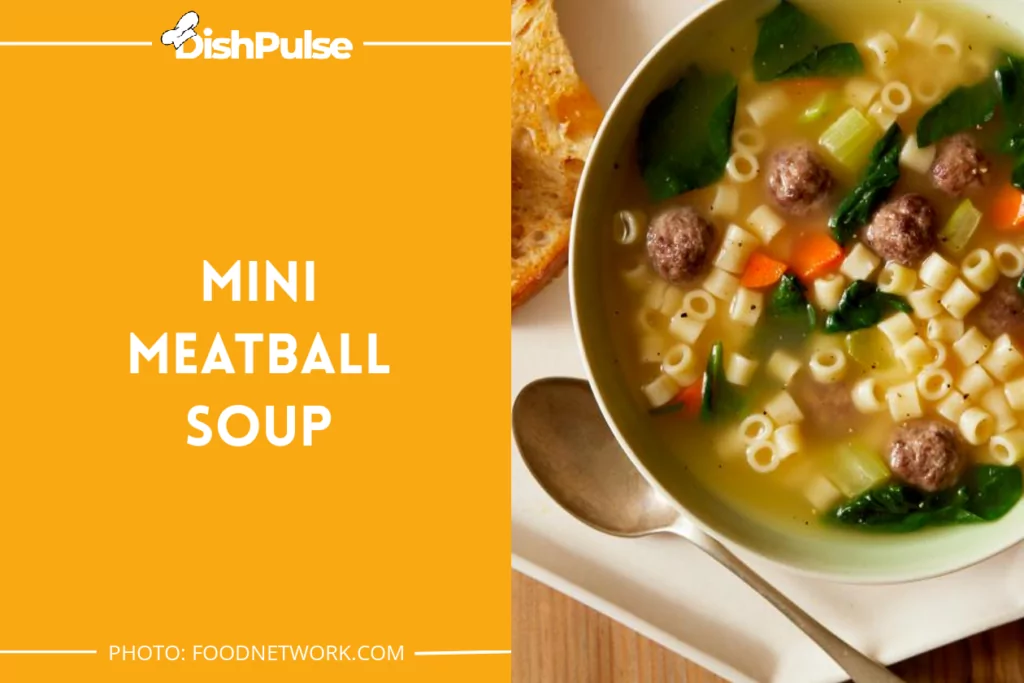 Mini Meatball Soup