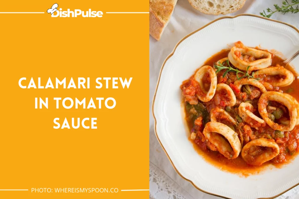 Calamari Stew In Tomato Sauce