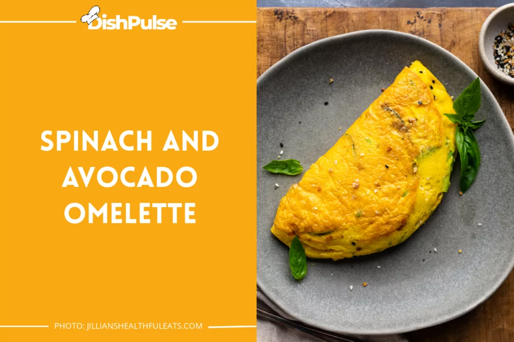 Spinach And Avocado Omelette