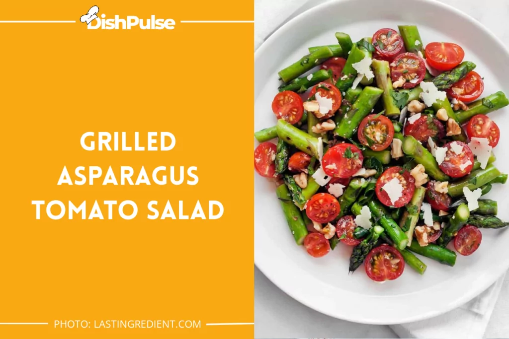 Grilled Asparagus Tomato Salad
