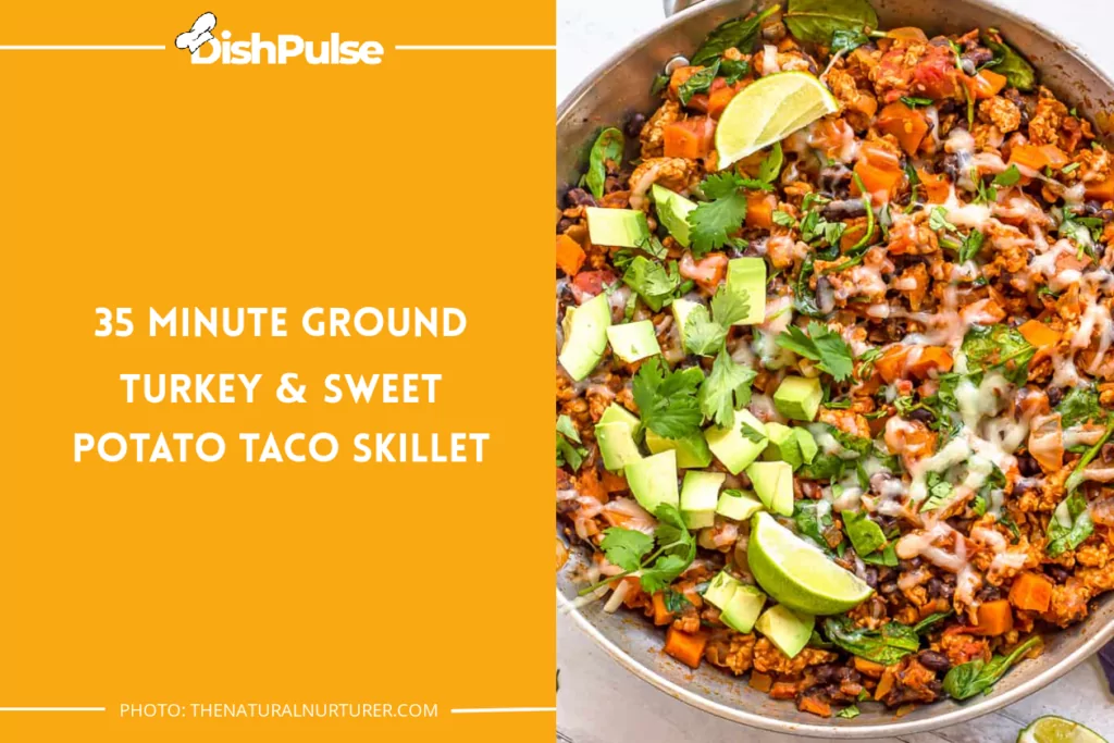 35 Minute Ground Turkey & Sweet Potato Taco Skillet