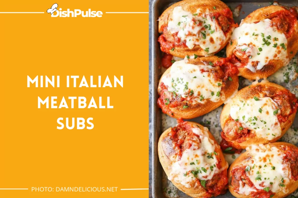 Mini Italian Meatball Subs
