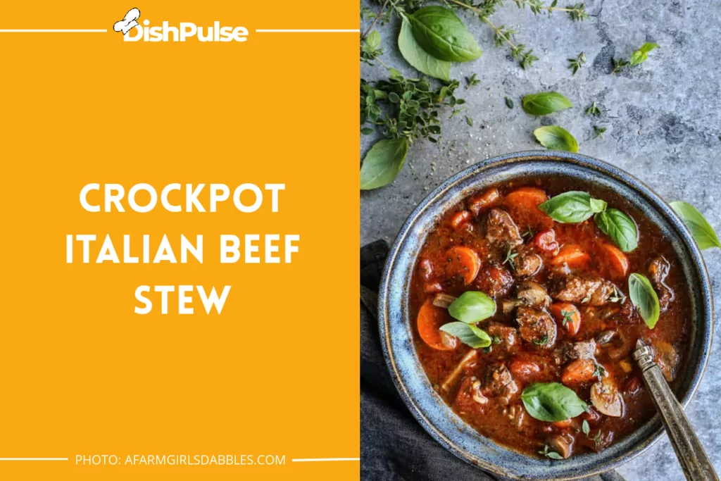 Crockpot Italian Beef Stew