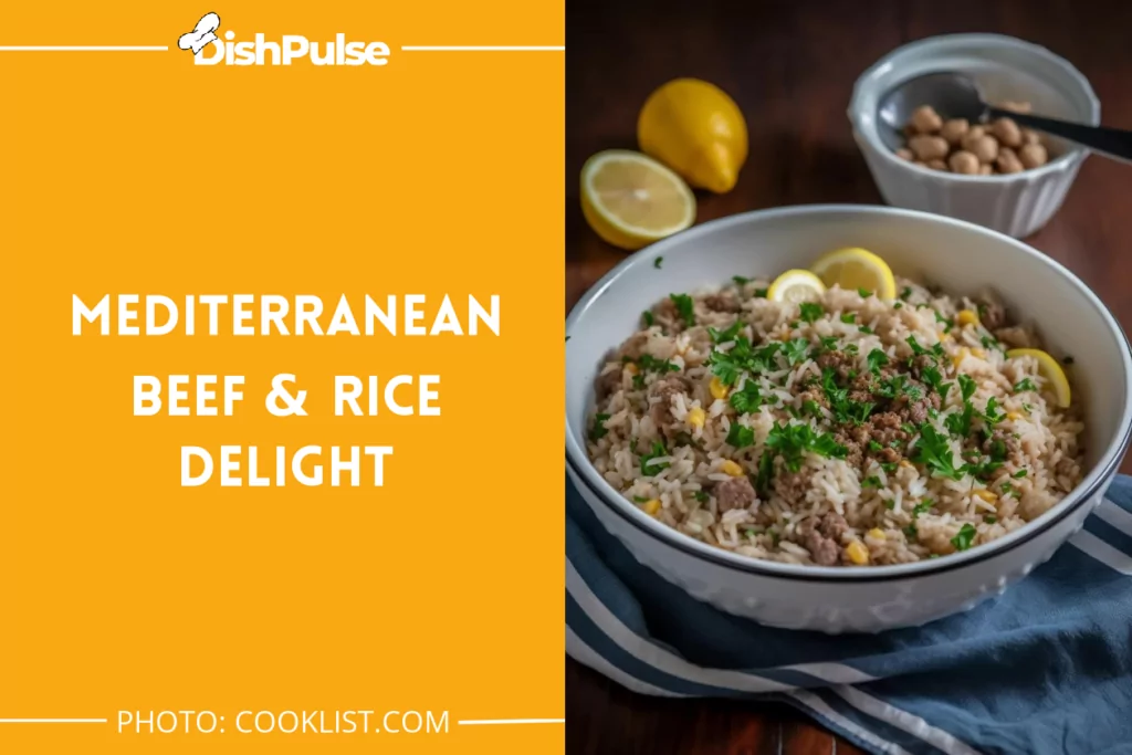 Mediterranean Beef & Rice Delight