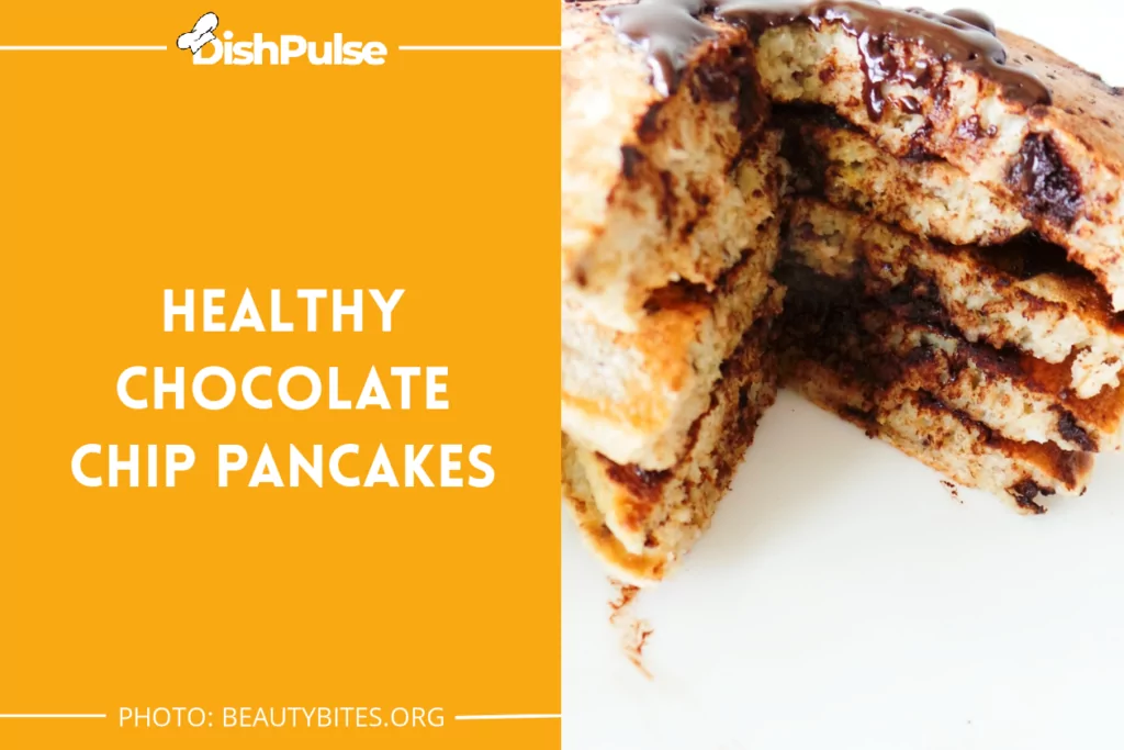 Healthy Chocolate Chip Pancakes
