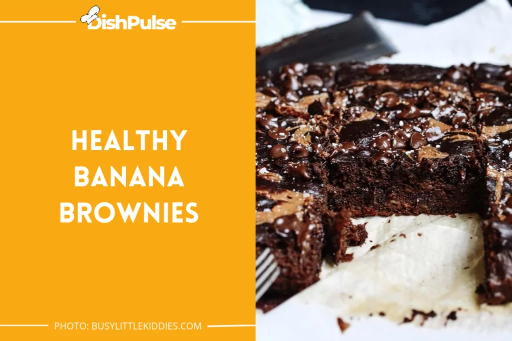Healthy Banana Brownies