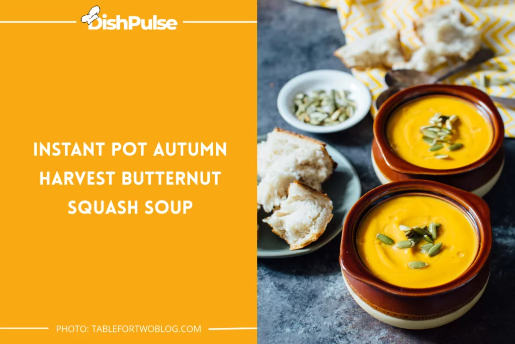 Instant Pot Autumn Harvest Butternut Squash Soup