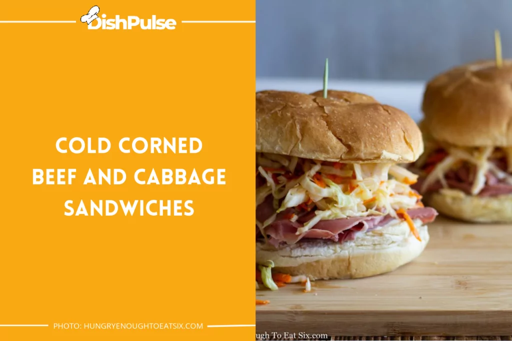 Cold Corned Beef and Cabbage Sandwiches
