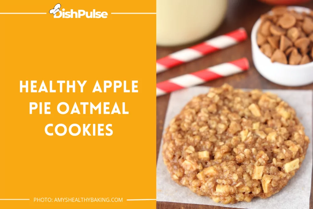 Healthy Apple Pie Oatmeal Cookies
