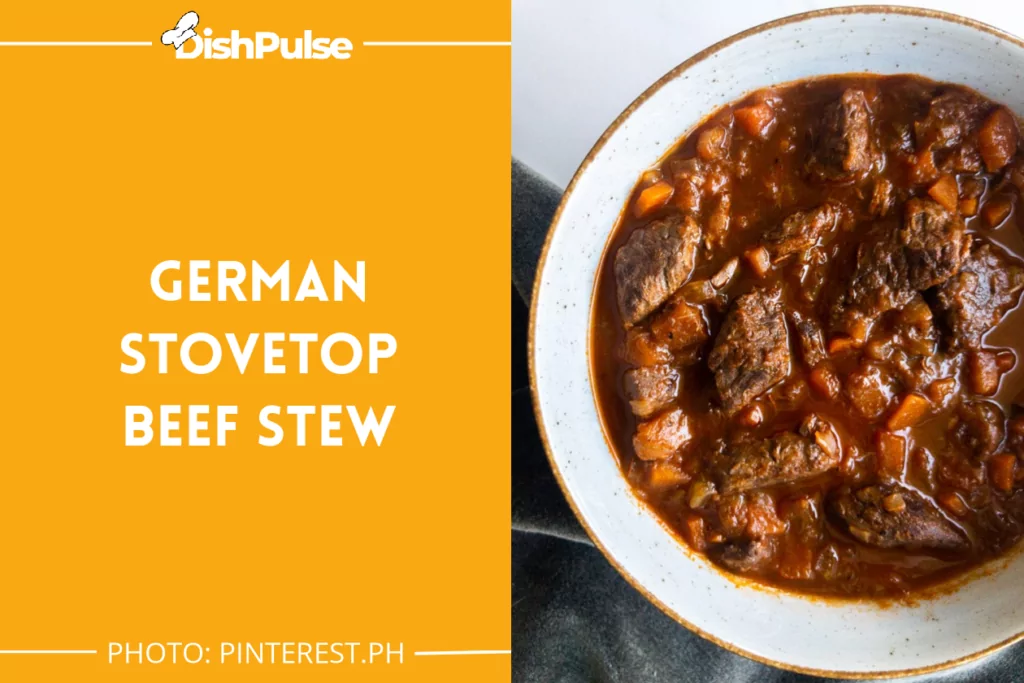 German Stovetop Beef Stew
