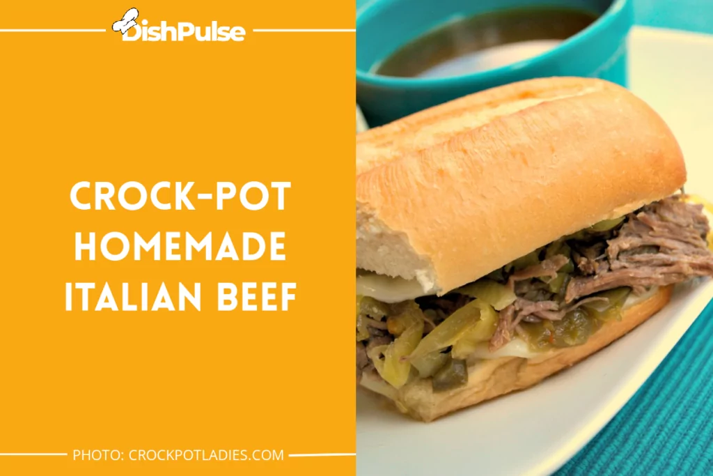 Crock-pot Homemade Italian Beef