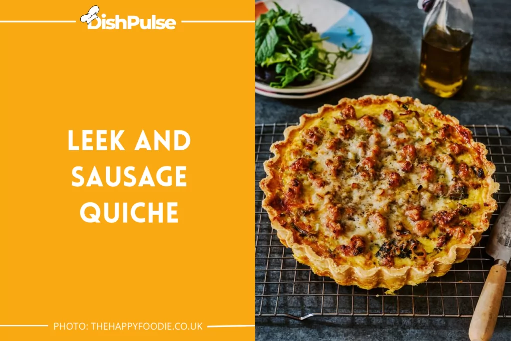 Leek and Sausage Quiche
