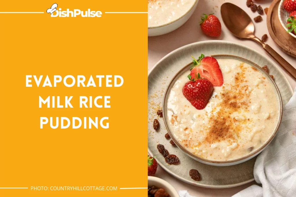 Evaporated Milk Rice Pudding