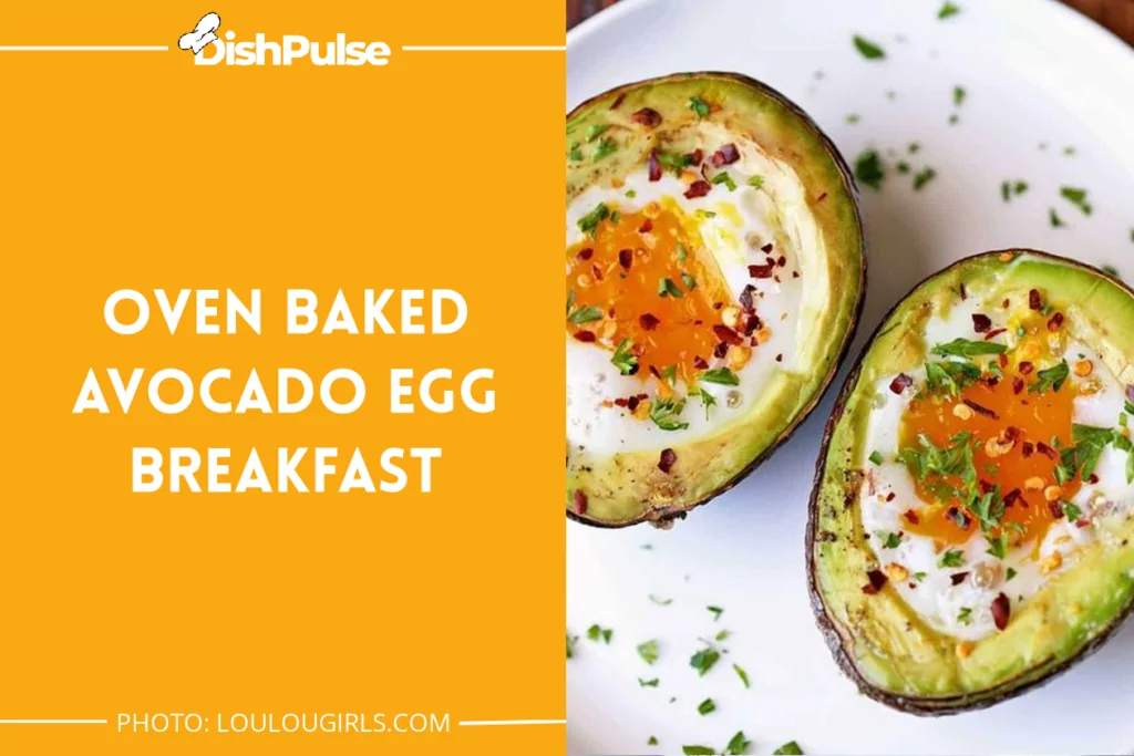 Oven Baked Avocado Egg Breakfast