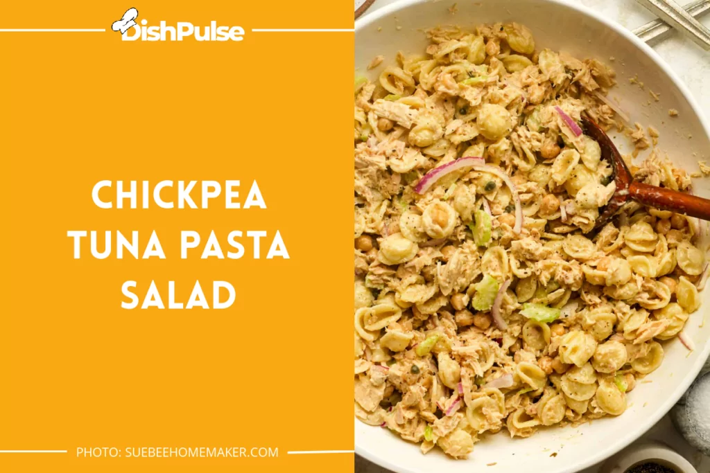 Chickpea Tuna Pasta Salad