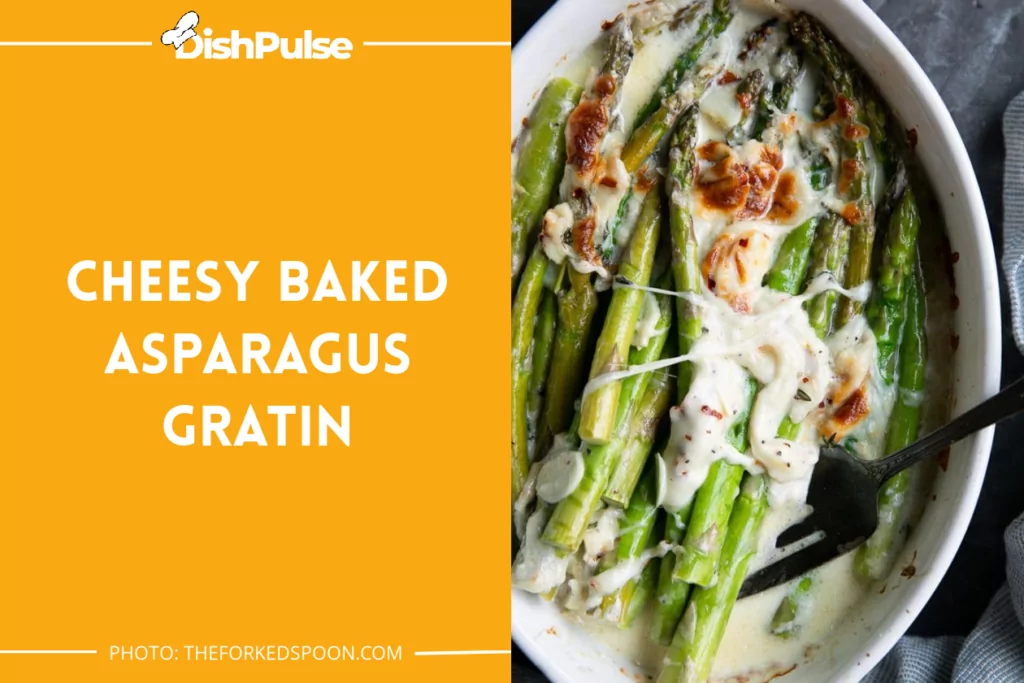 Cheesy Baked Asparagus Gratin