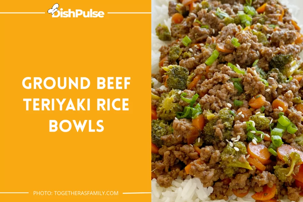 Ground Beef Teriyaki Rice Bowls