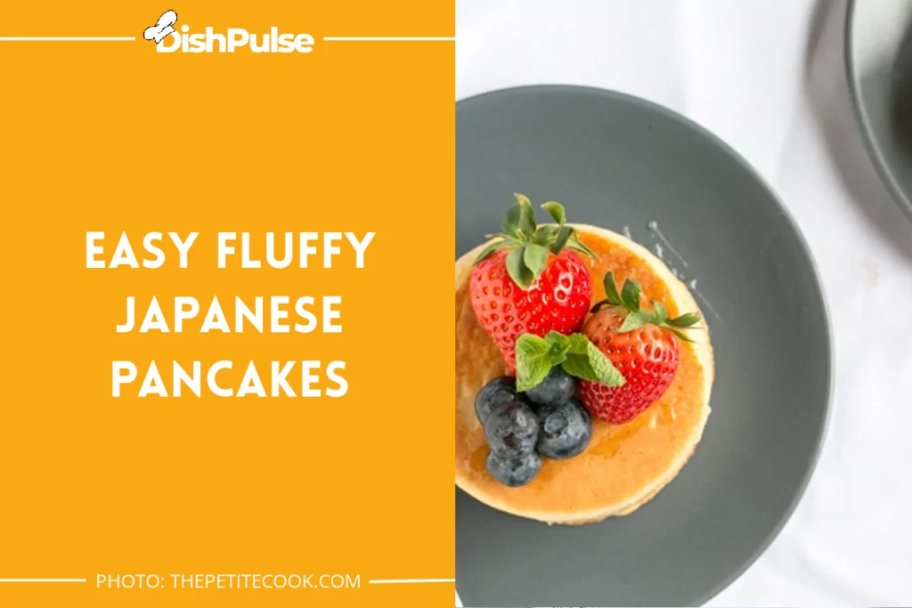Easy Fluffy Japanese Pancakes