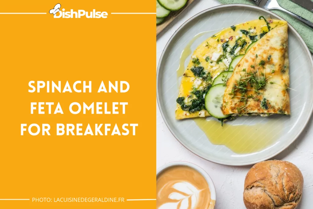 Spinach and Feta Omelet for Breakfast