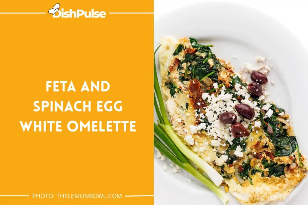 Feta And Spinach Egg White Omelette