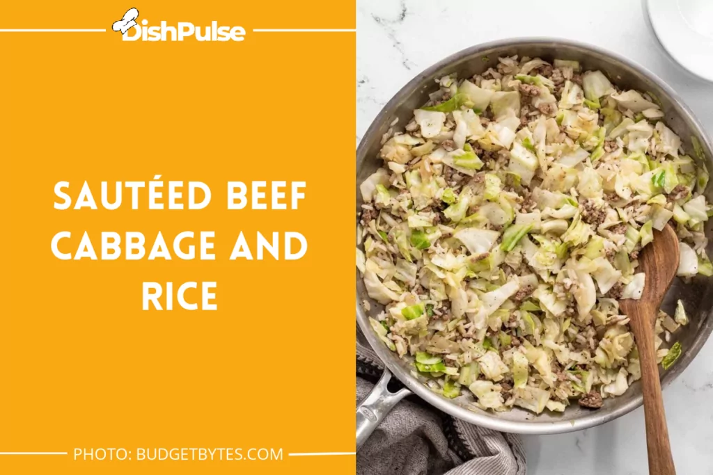 Sautéed Beef Cabbage And Rice