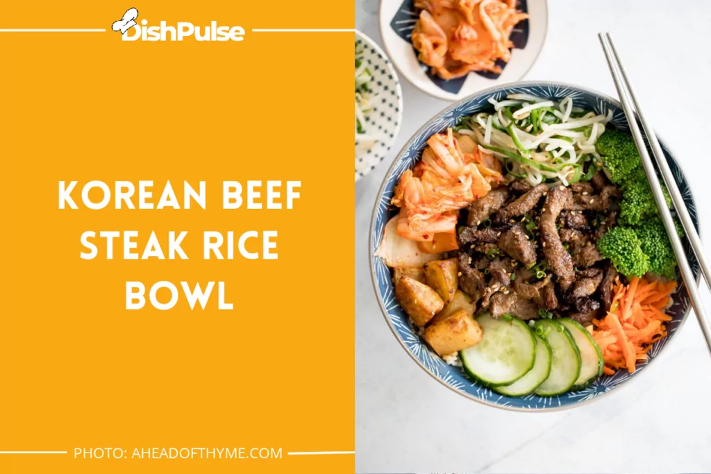 Korean Beef Steak Rice Bowl