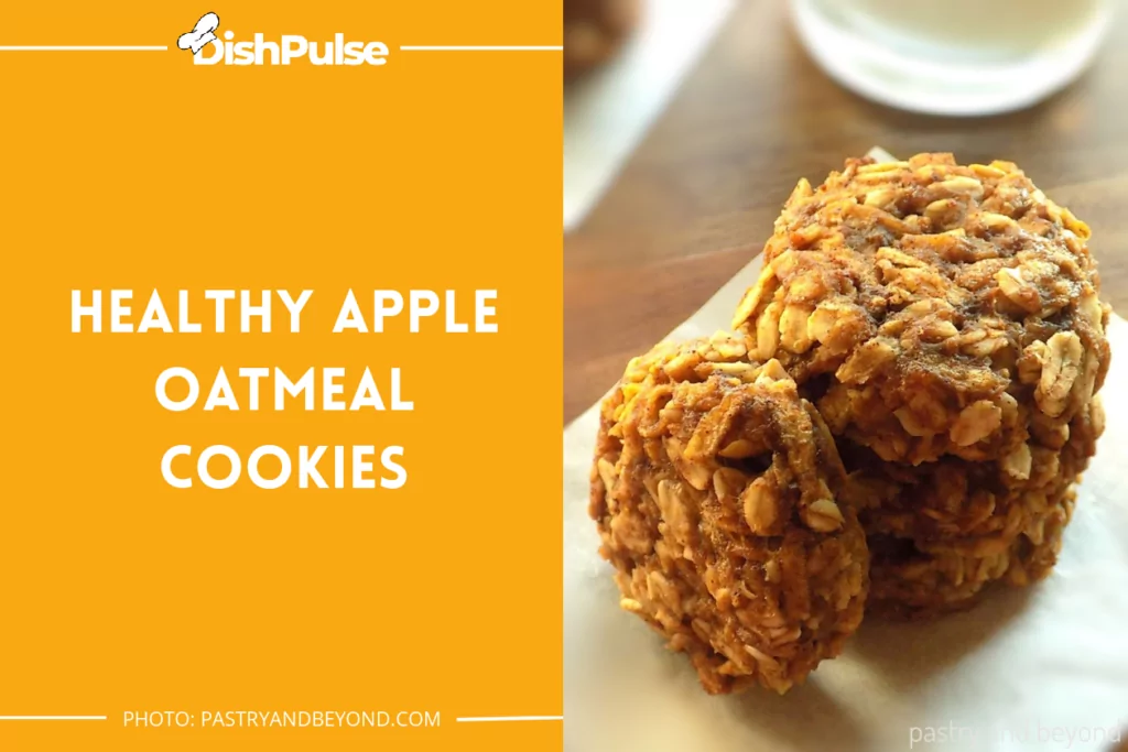 Healthy Apple Oatmeal Cookies
