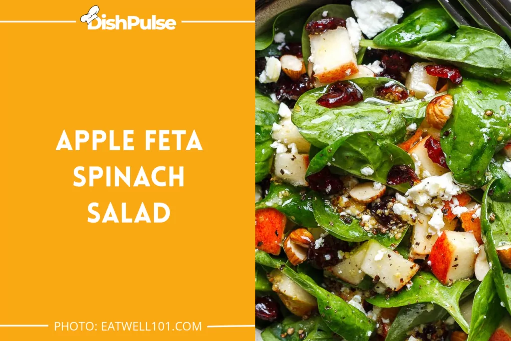 Apple Feta Spinach Salad