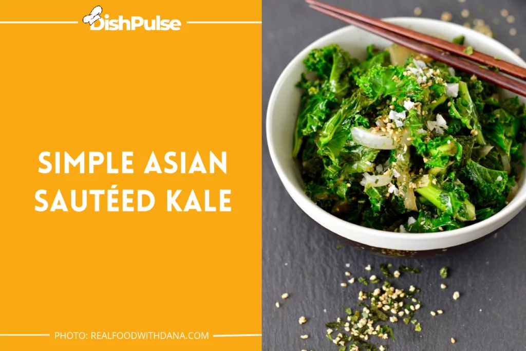Simple Asian Sautéed Kale
