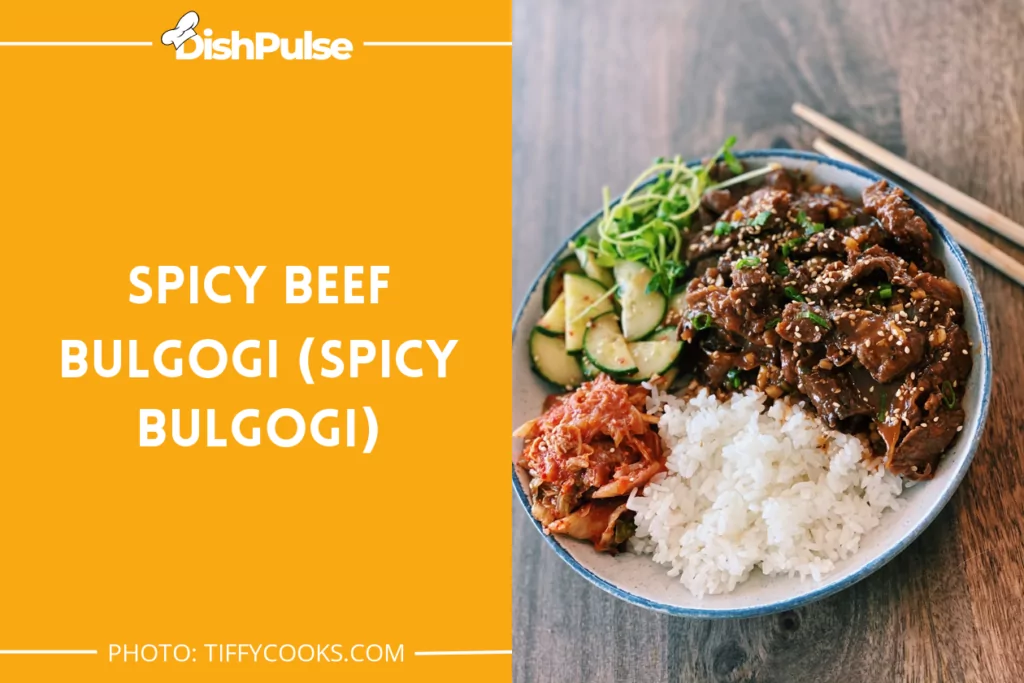 Spicy Beef Bulgogi (Spicy Bulgogi)