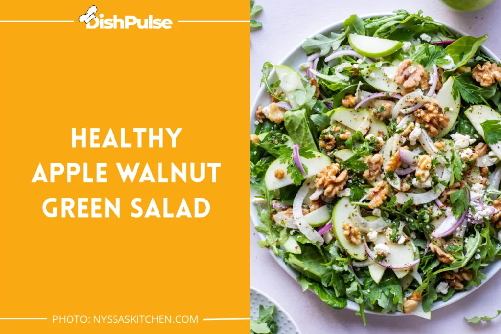 Healthy Apple Walnut Green Salad