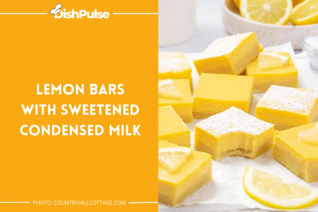 Lemon Bars with Sweetened Condensed Milk