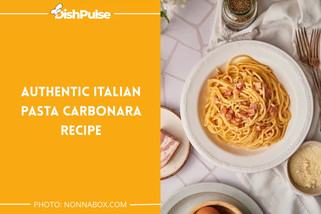 Authentic Italian Pasta Carbonara Recipe