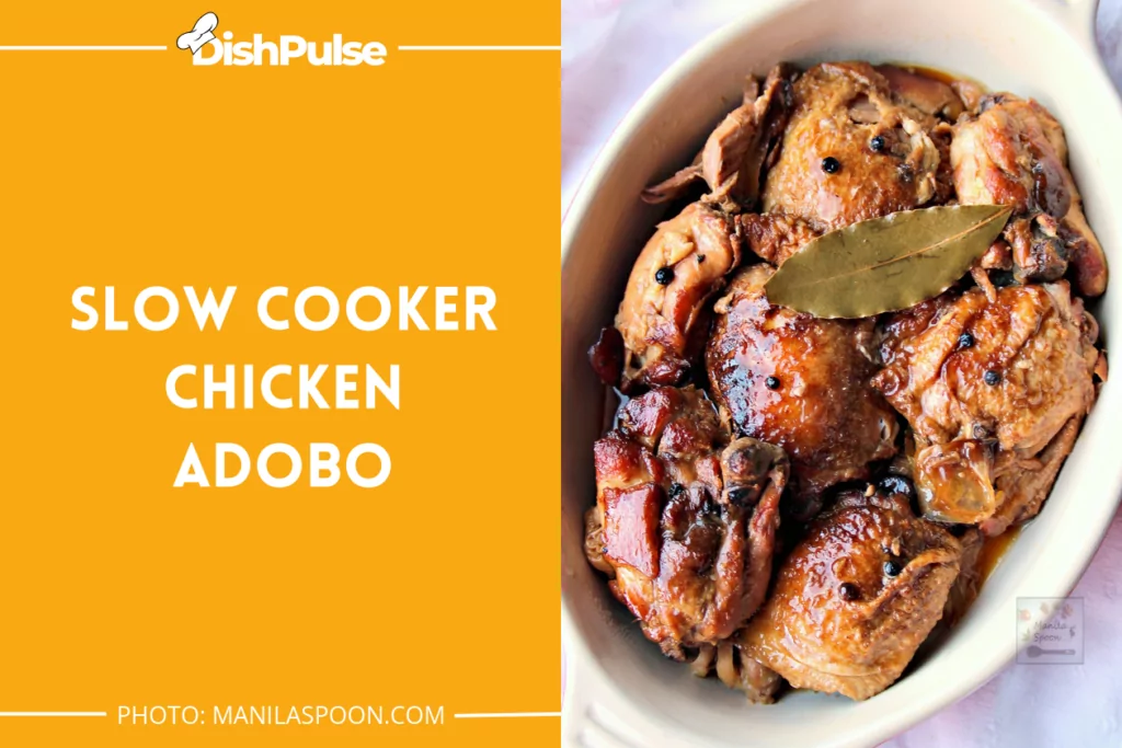 Slow Cooker Chicken Adobo