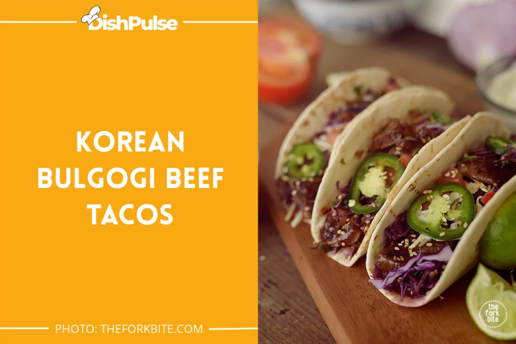 Korean Bulgogi Beef Tacos