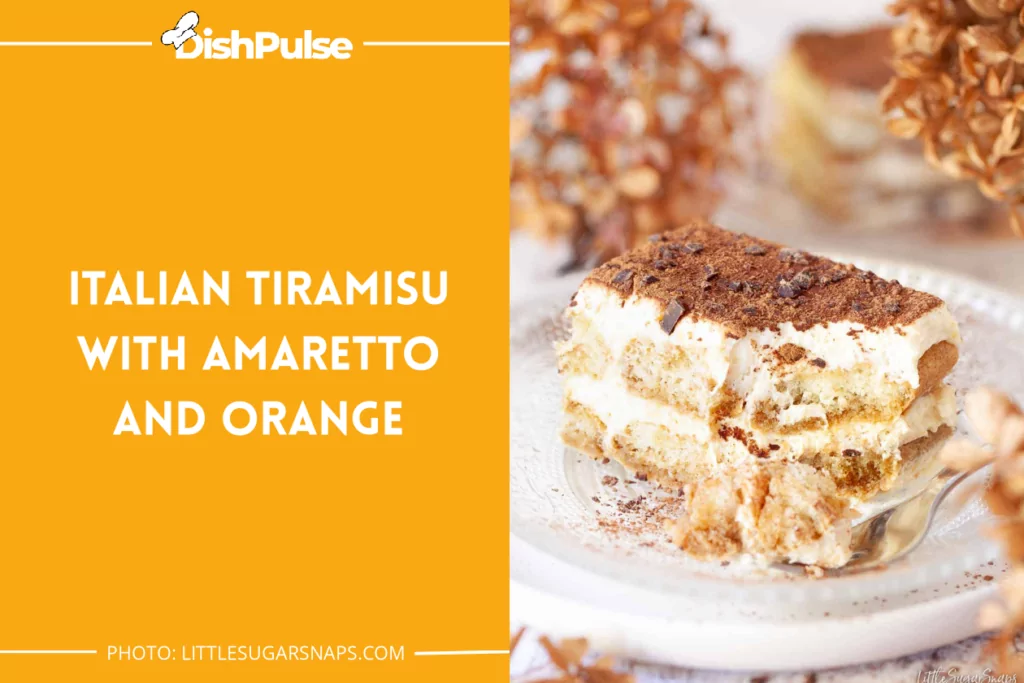Italian Tiramisu with Amaretto and Orange