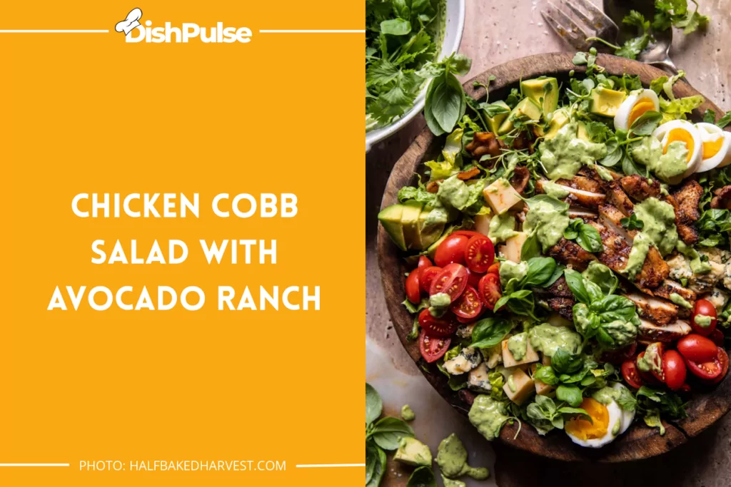 Chicken Cobb Salad with Avocado Ranch
