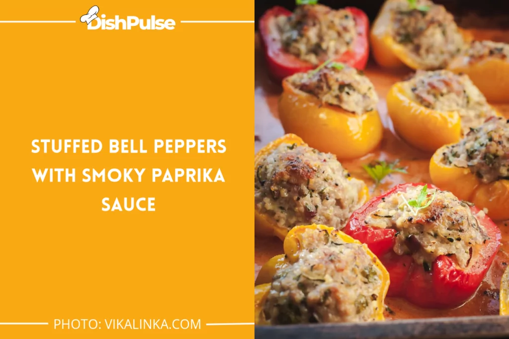 Stuffed Bell Peppers With Smoky Paprika Sauce