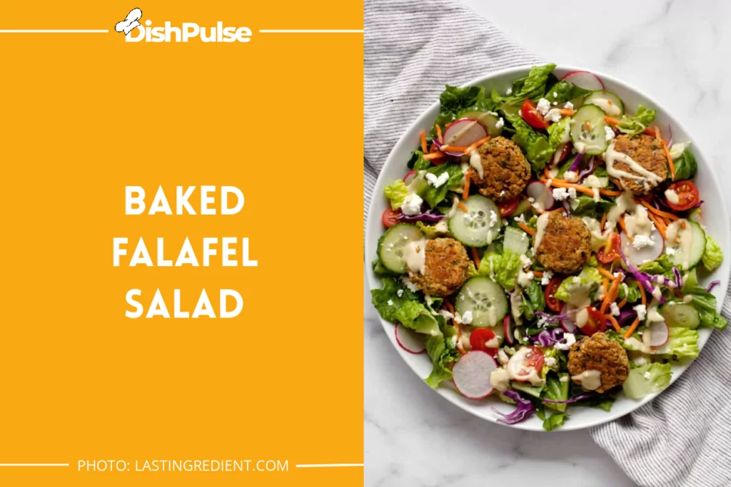 Baked Falafel Salad
