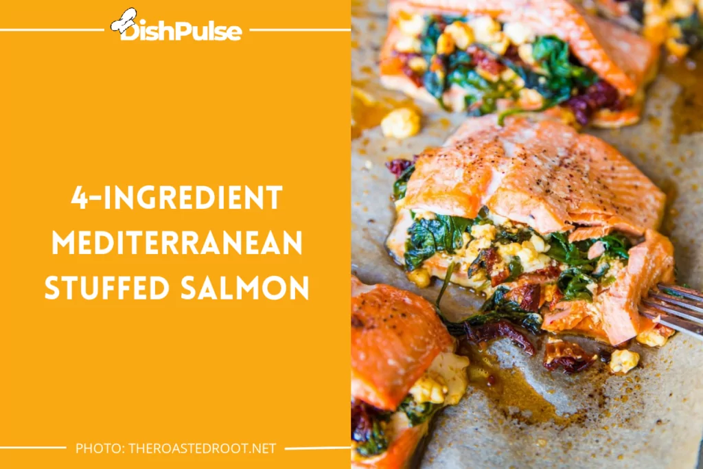 4-ingredient Mediterranean Stuffed Salmon