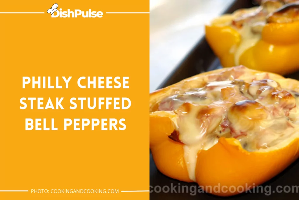 Philly Cheese Steak Stuffed Bell Peppers