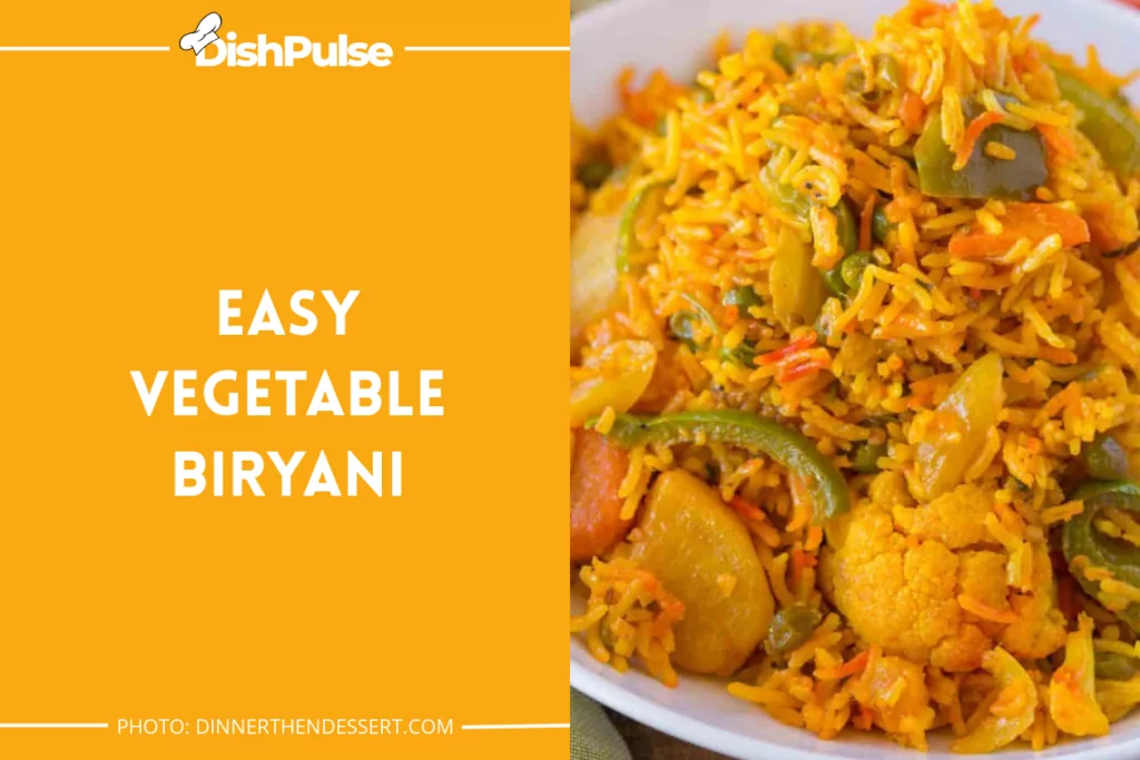 Easy Vegetable Biryani