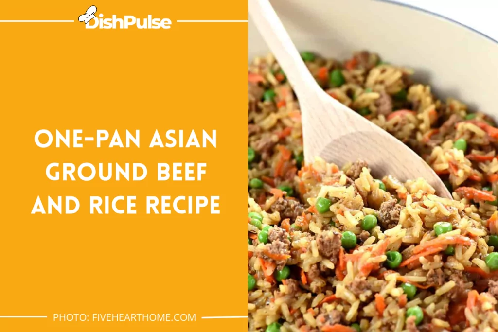 One-Pan Asian Ground Beef and Rice Recipe