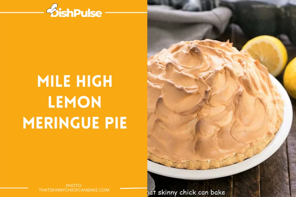 Mile High Lemon Meringue Pie
