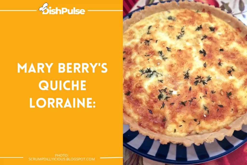 Mary Berry's Quiche Lorraine